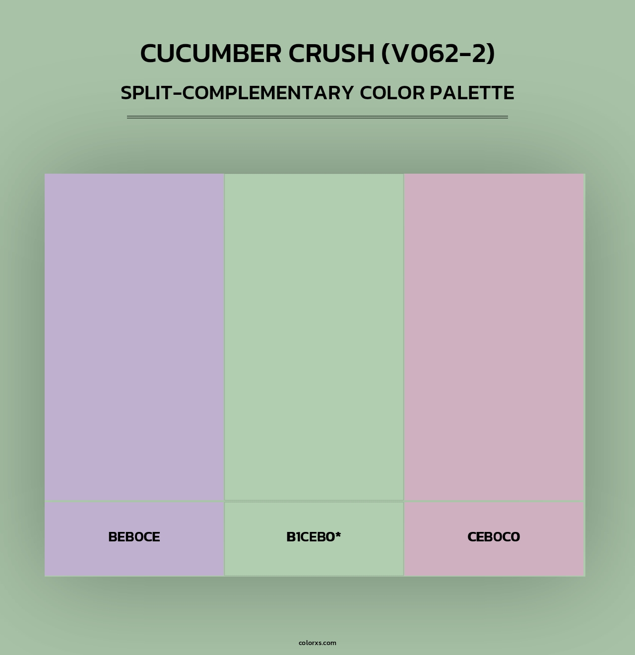 Cucumber Crush (V062-2) - Split-Complementary Color Palette