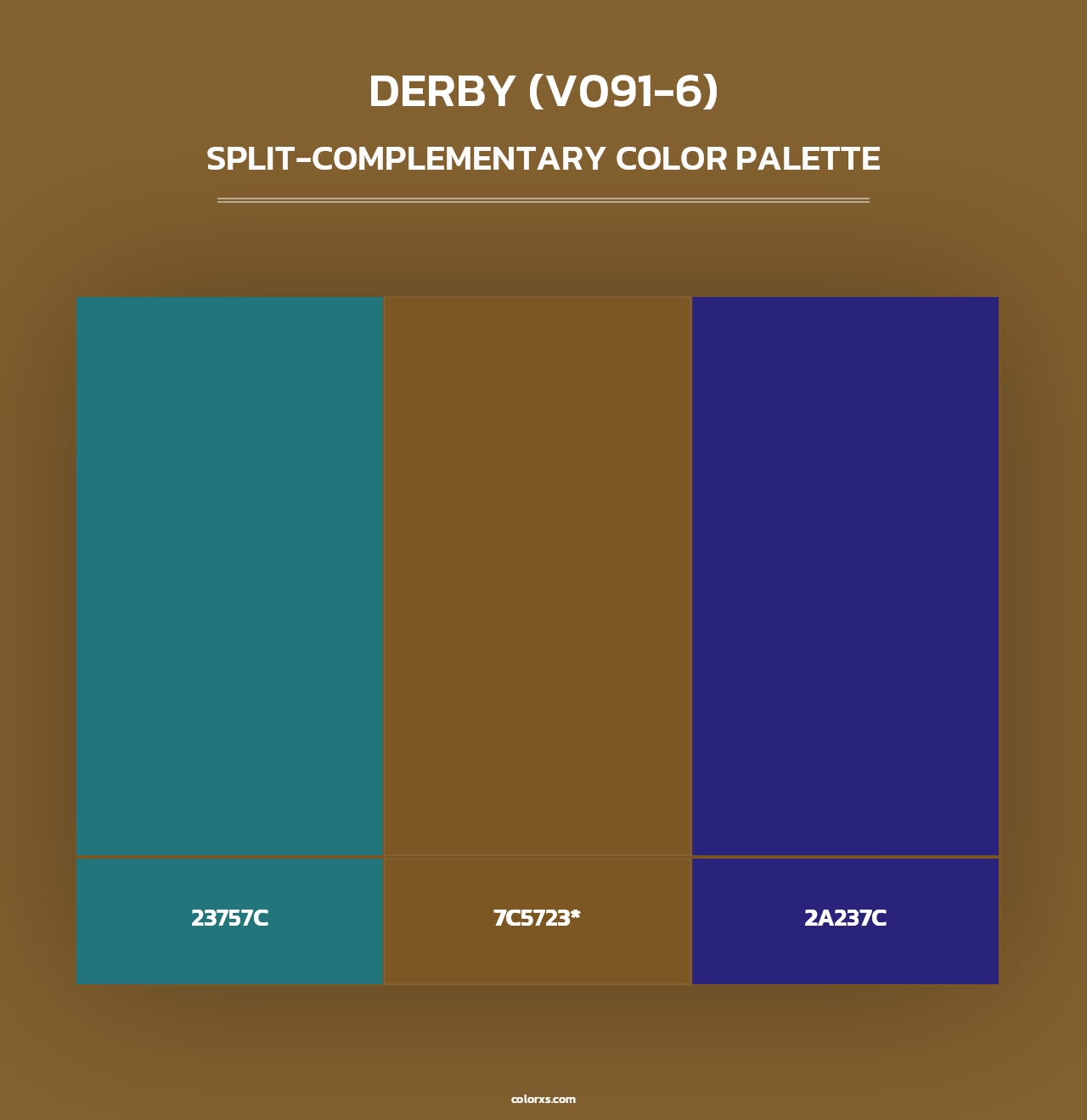 Derby (V091-6) - Split-Complementary Color Palette