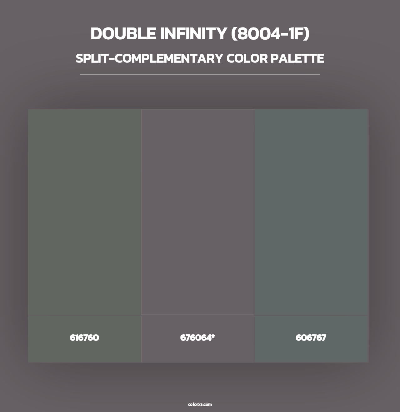Double Infinity (8004-1F) - Split-Complementary Color Palette