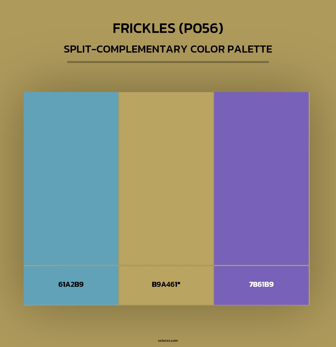 Frickles (P056) - Split-Complementary Color Palette
