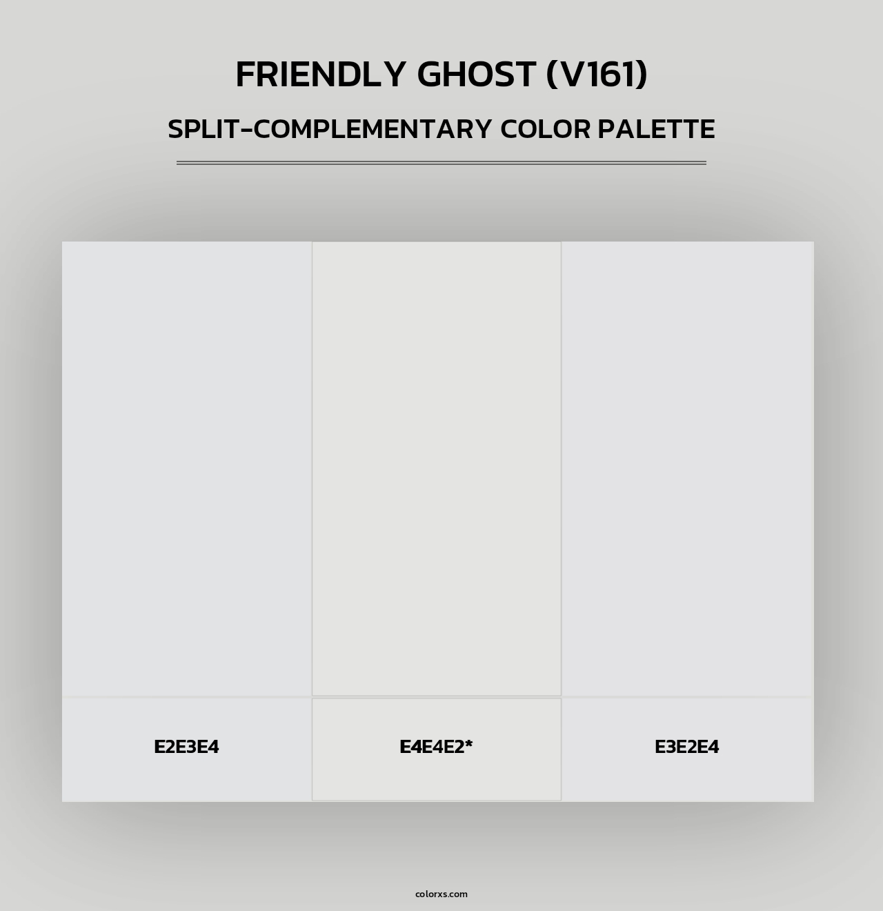 Friendly Ghost (V161) - Split-Complementary Color Palette