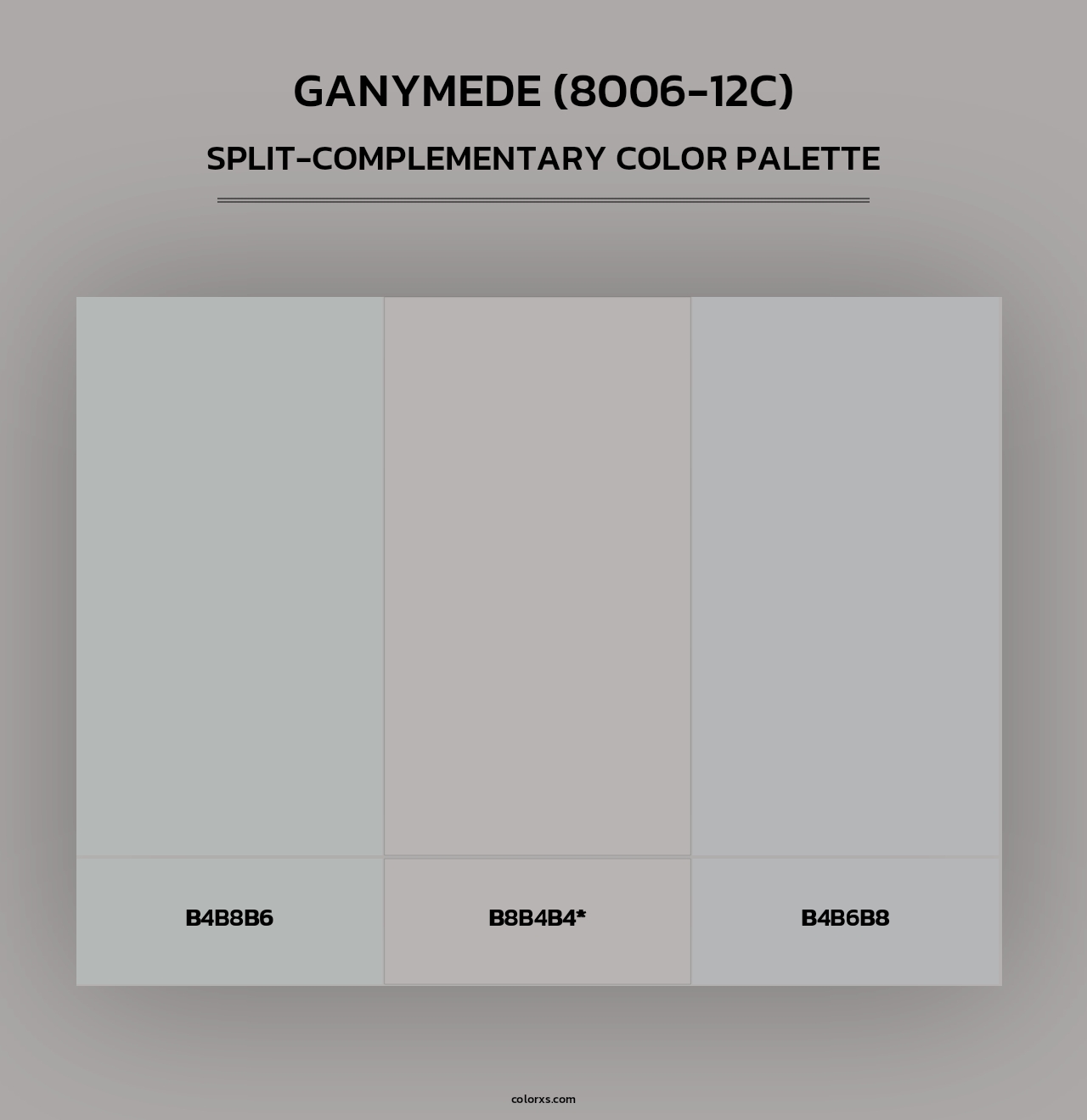 Ganymede (8006-12C) - Split-Complementary Color Palette