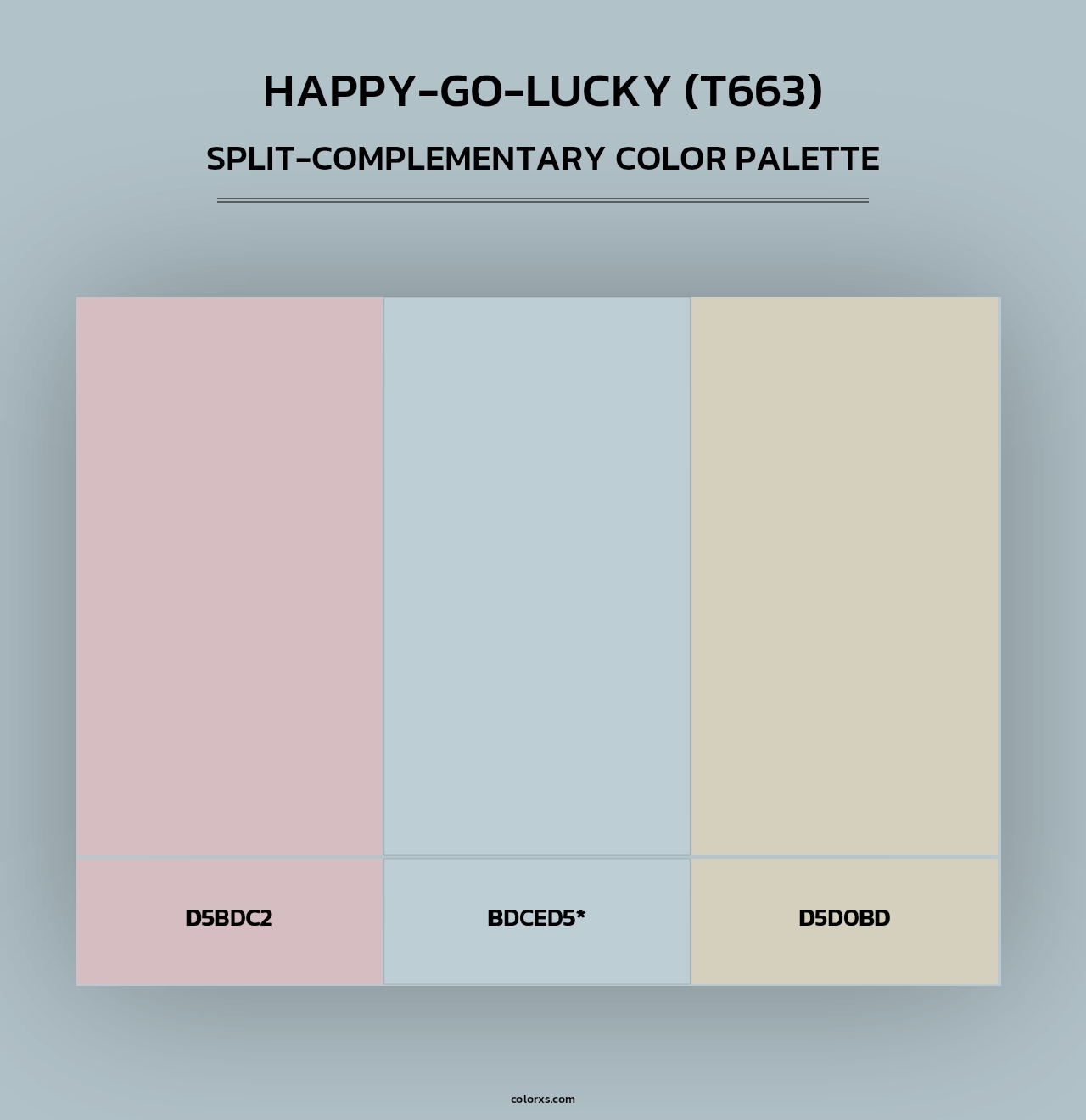 Happy-Go-Lucky (T663) - Split-Complementary Color Palette