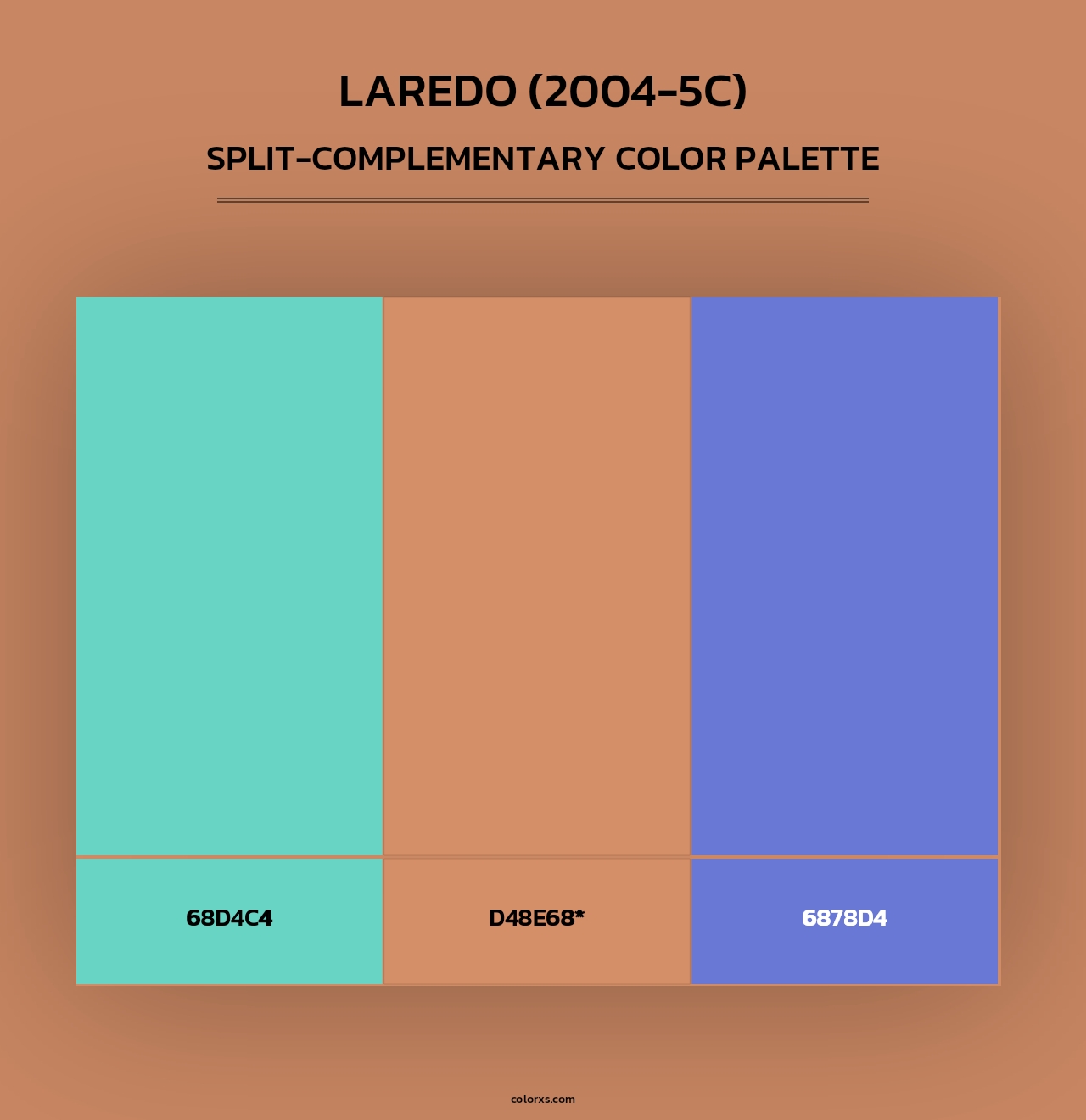 Laredo (2004-5C) - Split-Complementary Color Palette