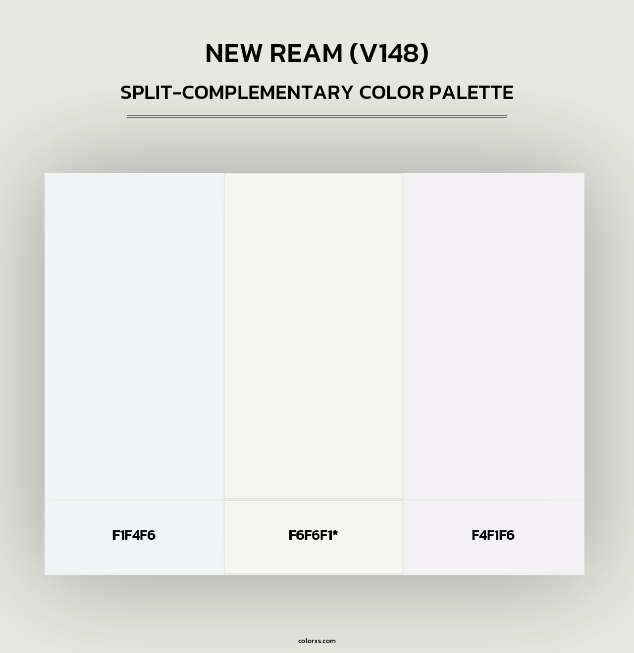 New Ream (V148) - Split-Complementary Color Palette