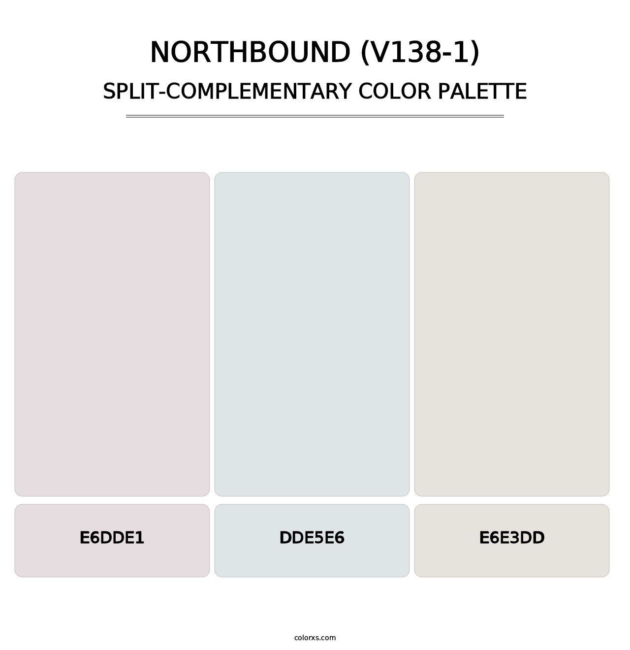 Northbound (V138-1) - Split-Complementary Color Palette
