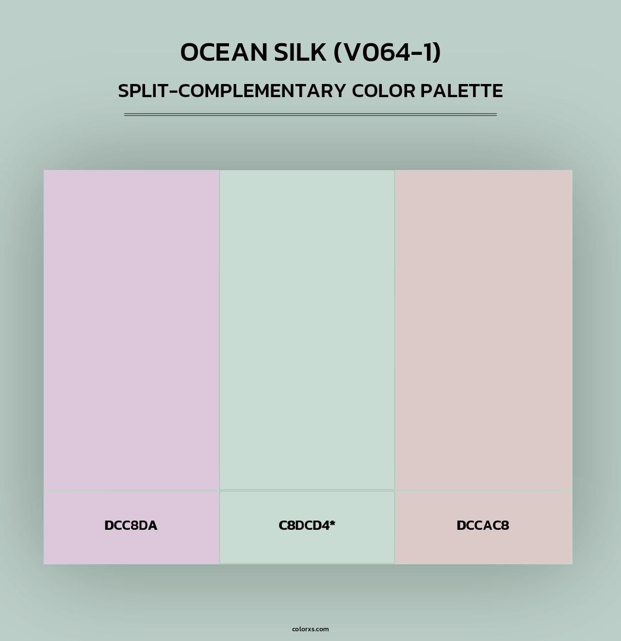 Ocean Silk (V064-1) - Split-Complementary Color Palette