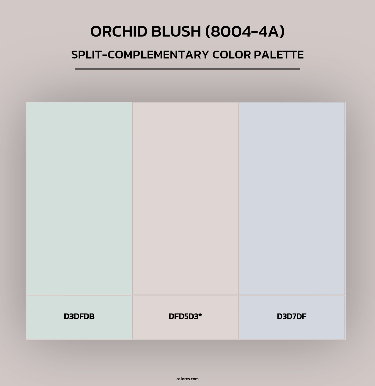Orchid Blush (8004-4A) - Split-Complementary Color Palette