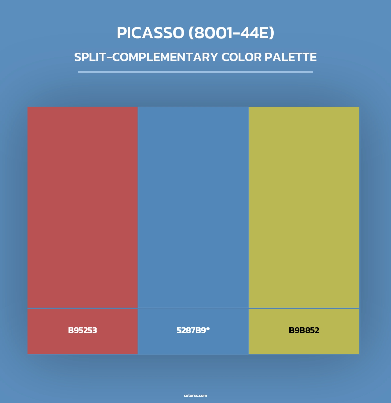 Picasso (8001-44E) - Split-Complementary Color Palette