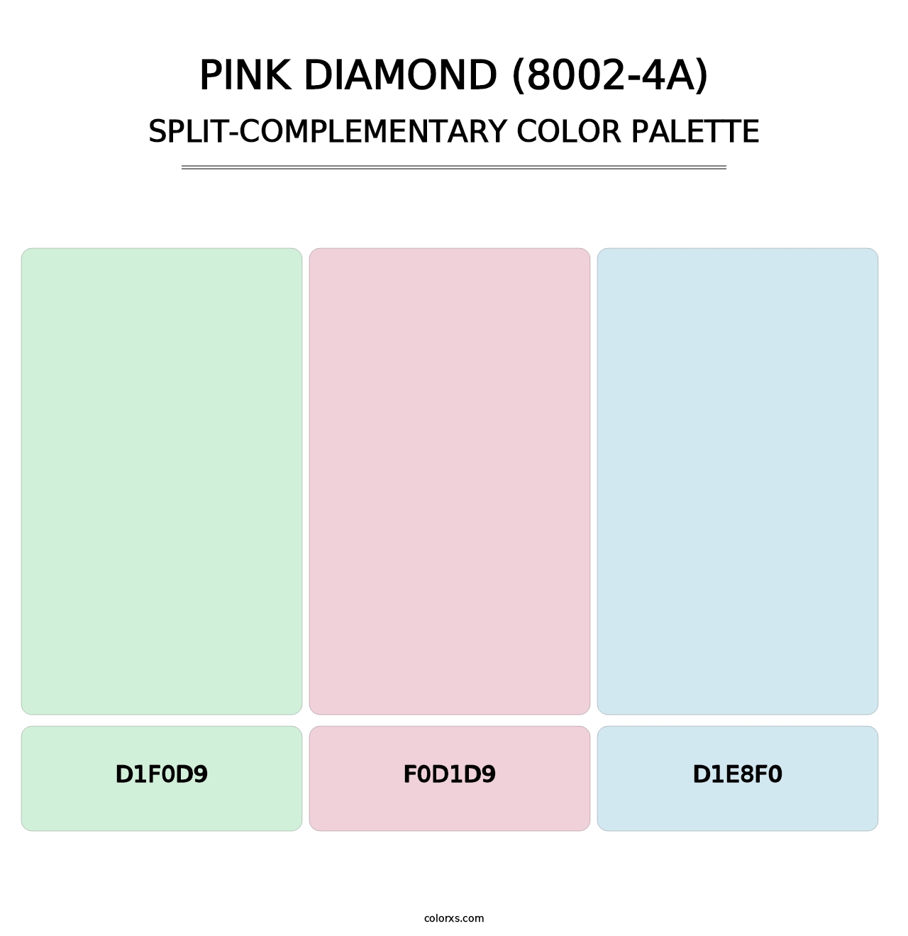 Pink Diamond (8002-4A) - Split-Complementary Color Palette