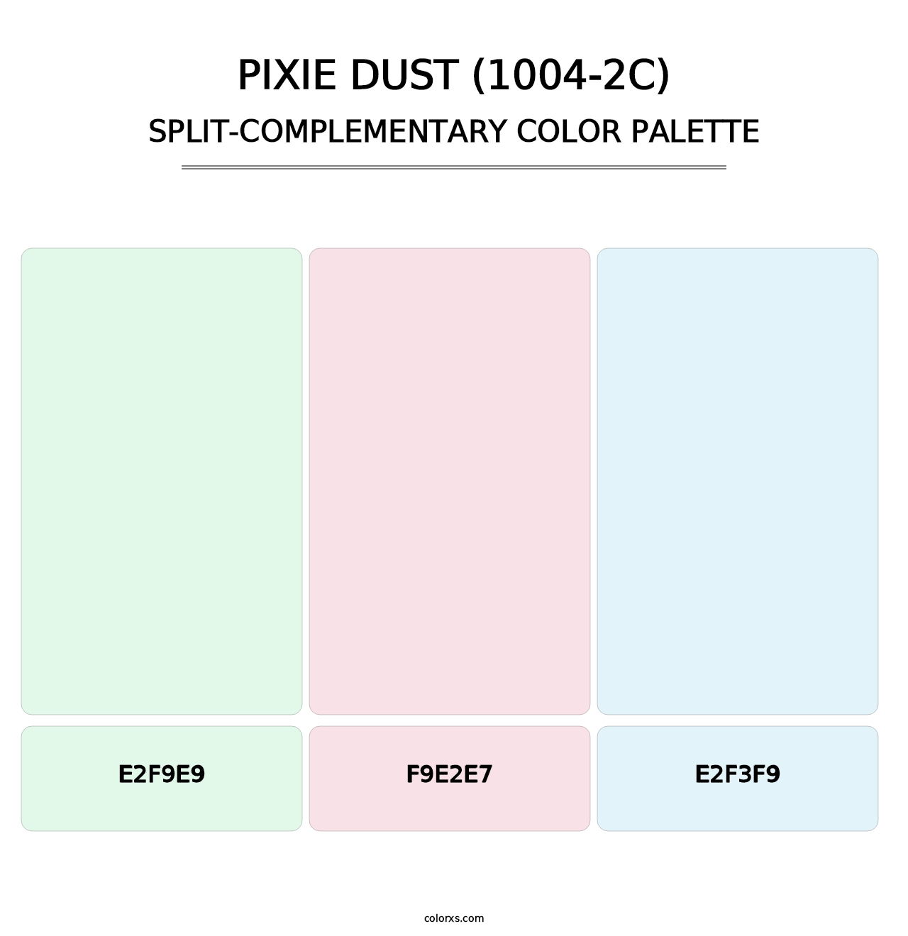 Pixie Dust (1004-2C) - Split-Complementary Color Palette