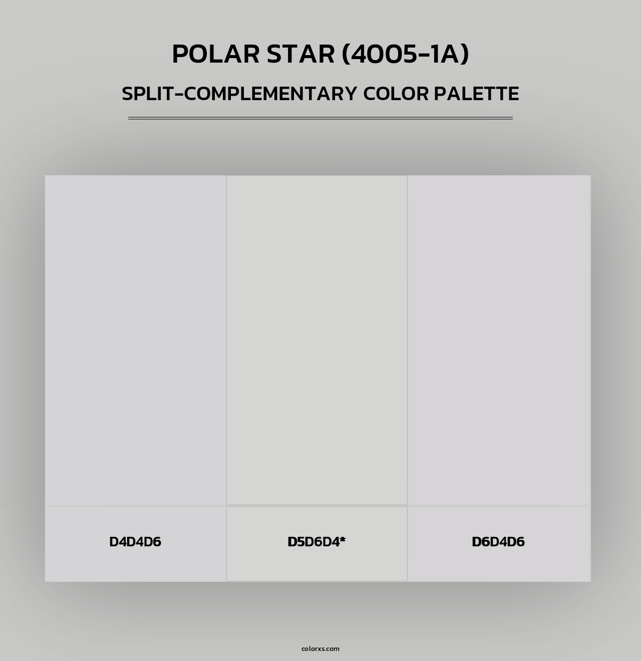 Polar Star (4005-1A) - Split-Complementary Color Palette