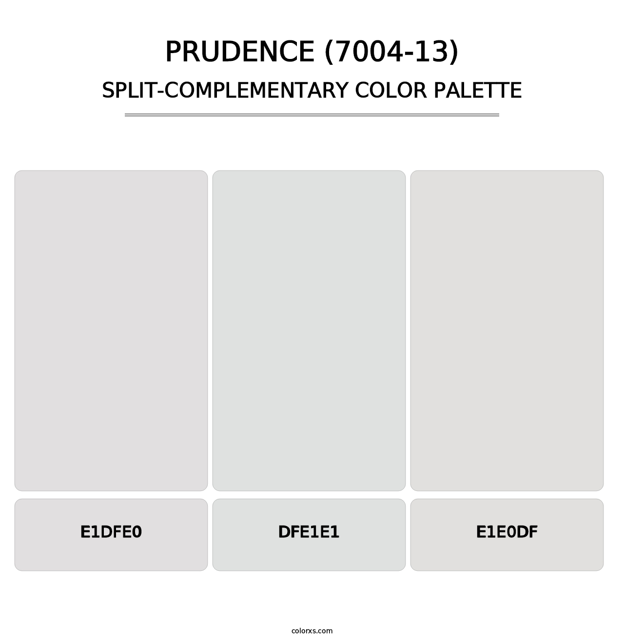 Prudence (7004-13) - Split-Complementary Color Palette