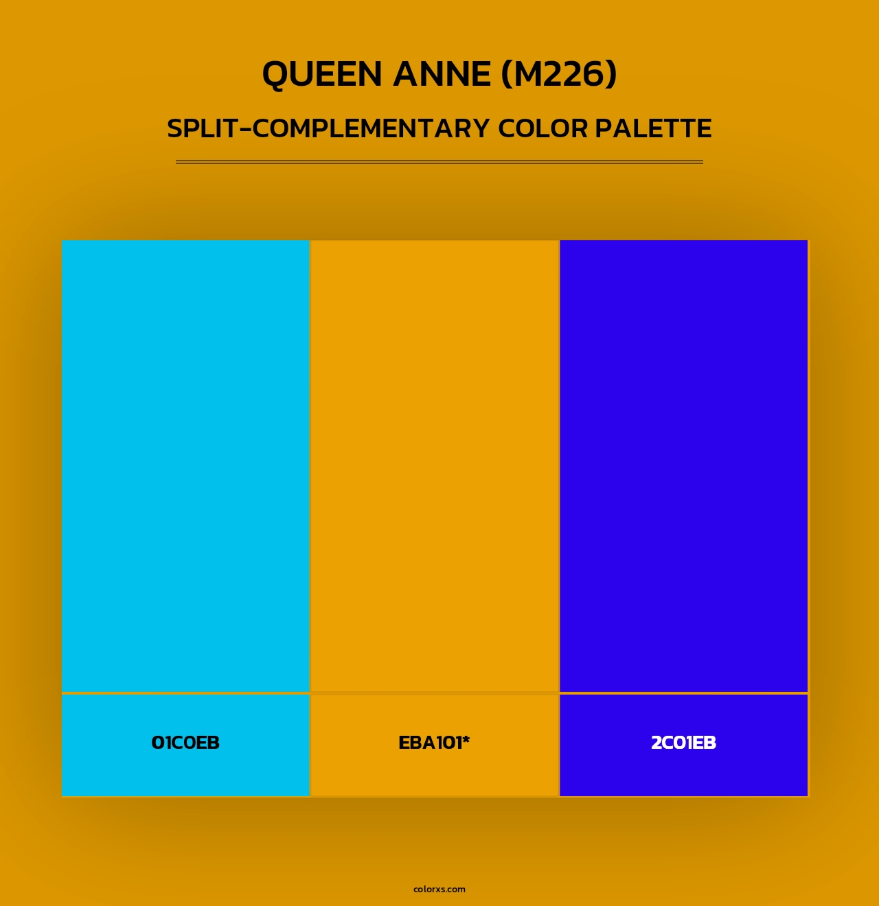 Queen Anne (M226) - Split-Complementary Color Palette