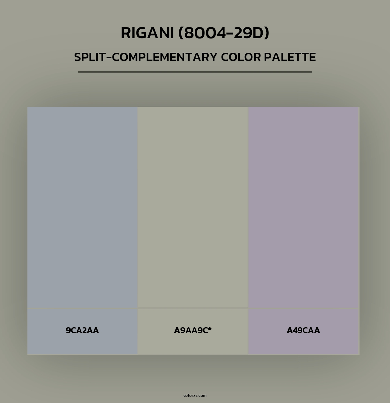 Rigani (8004-29D) - Split-Complementary Color Palette