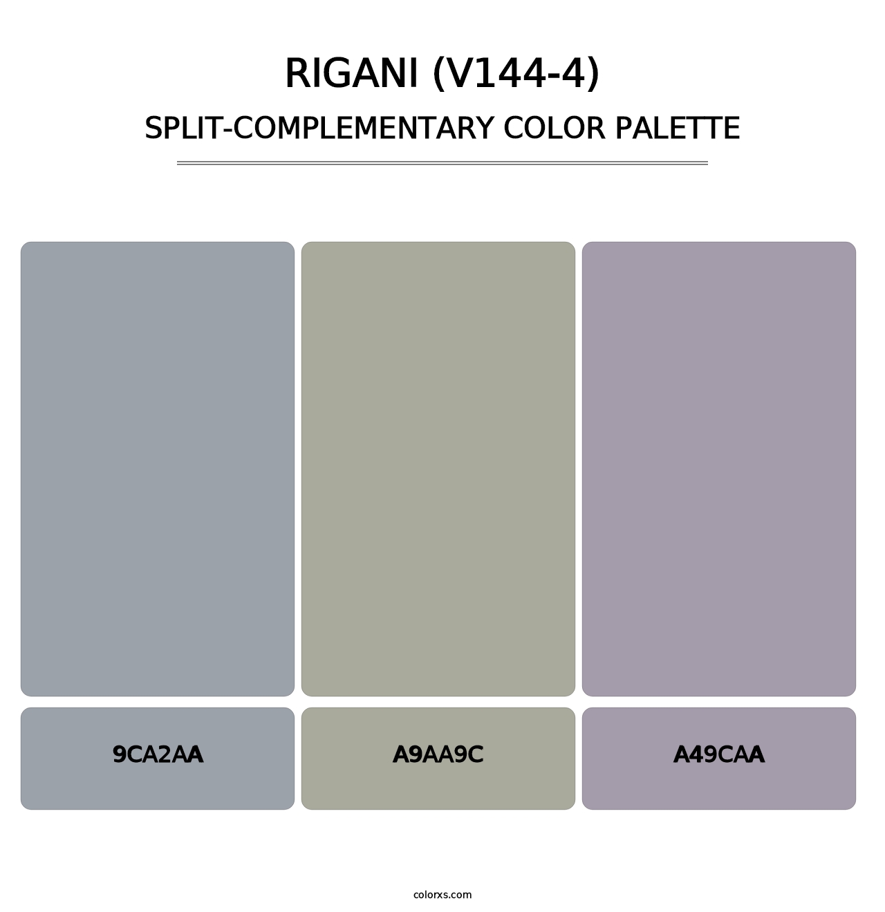 Rigani (V144-4) - Split-Complementary Color Palette