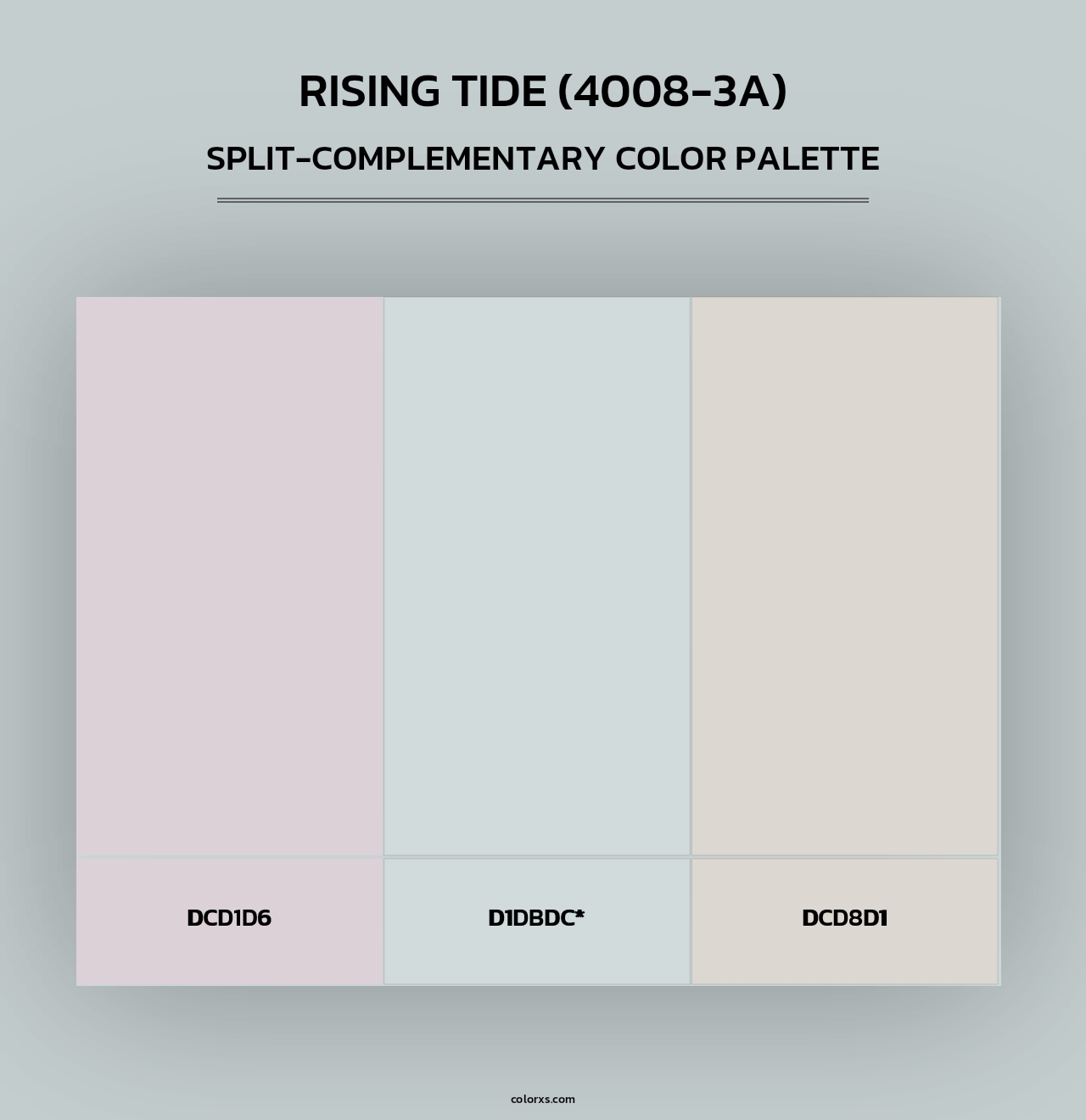 Rising Tide (4008-3A) - Split-Complementary Color Palette