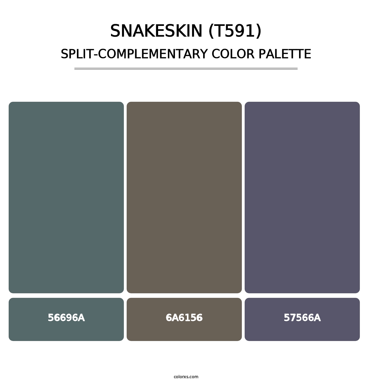 Snakeskin (T591) - Split-Complementary Color Palette