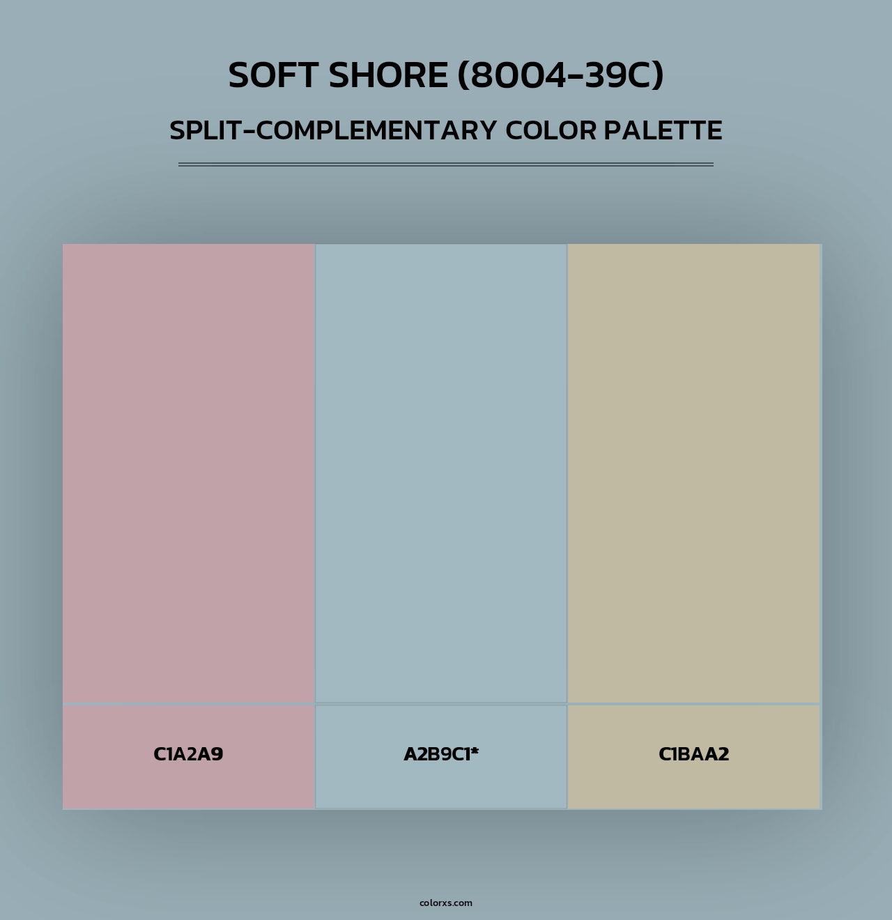 Soft Shore (8004-39C) - Split-Complementary Color Palette