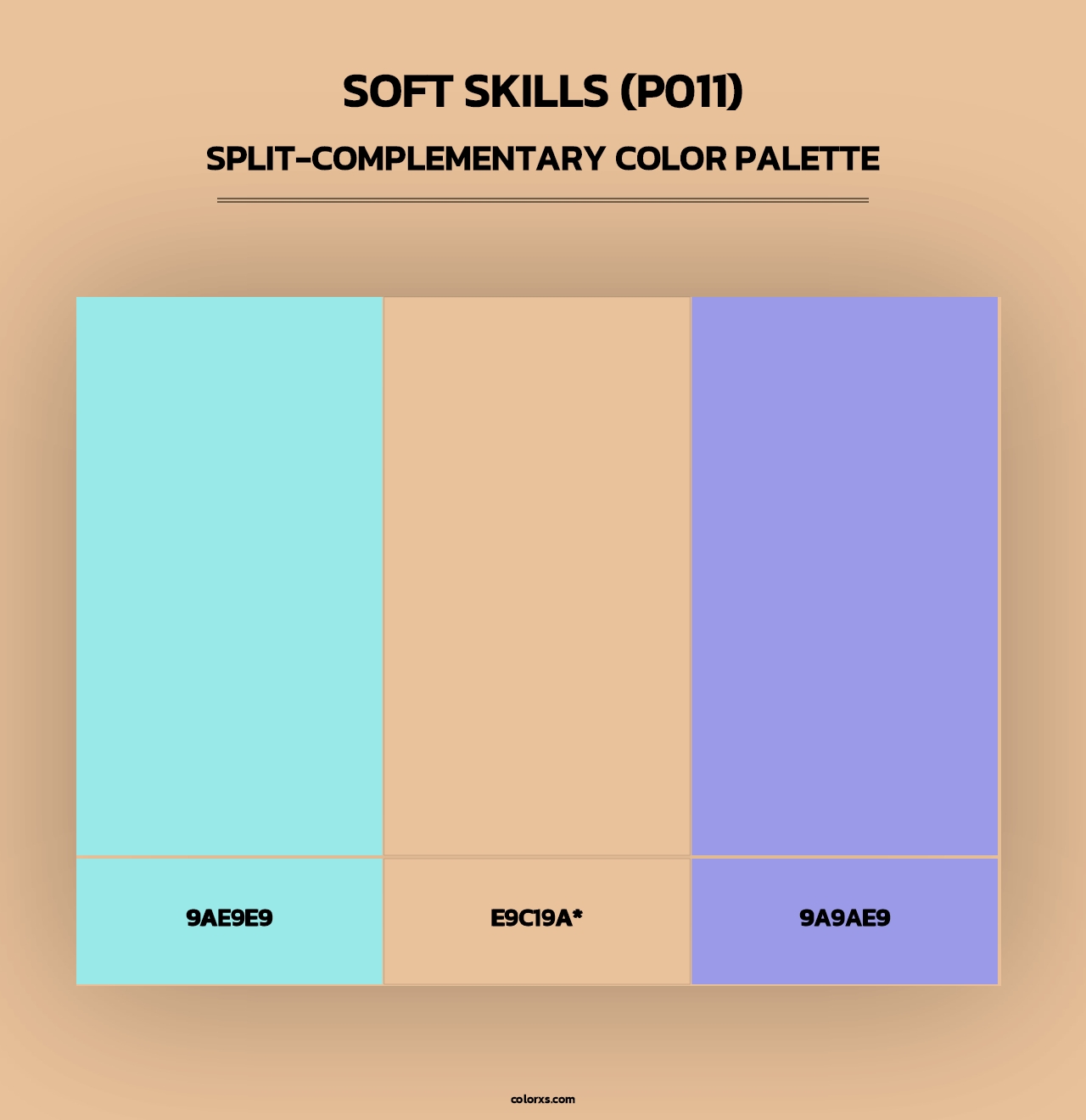 Soft Skills (P011) - Split-Complementary Color Palette