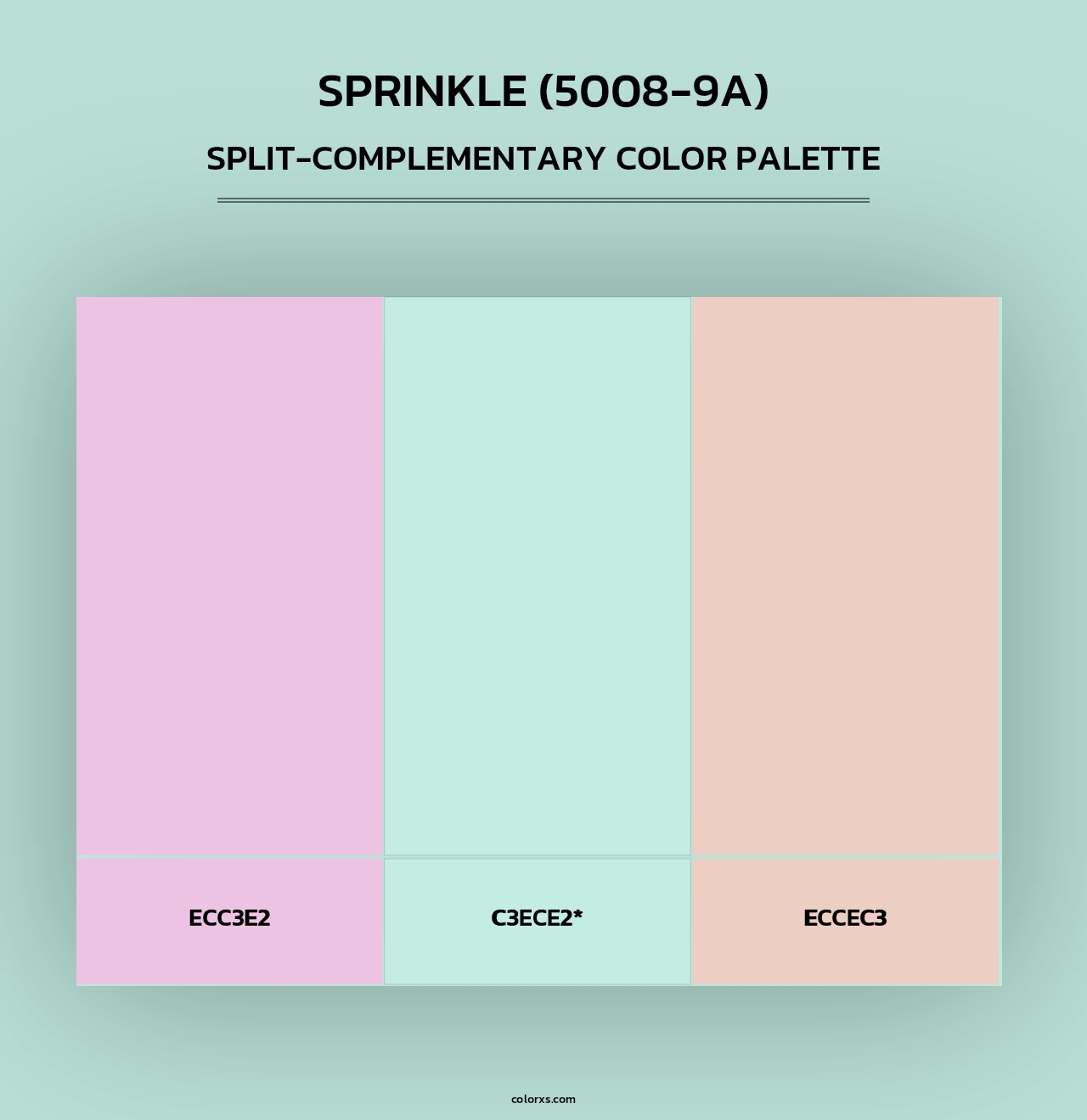 Sprinkle (5008-9A) - Split-Complementary Color Palette