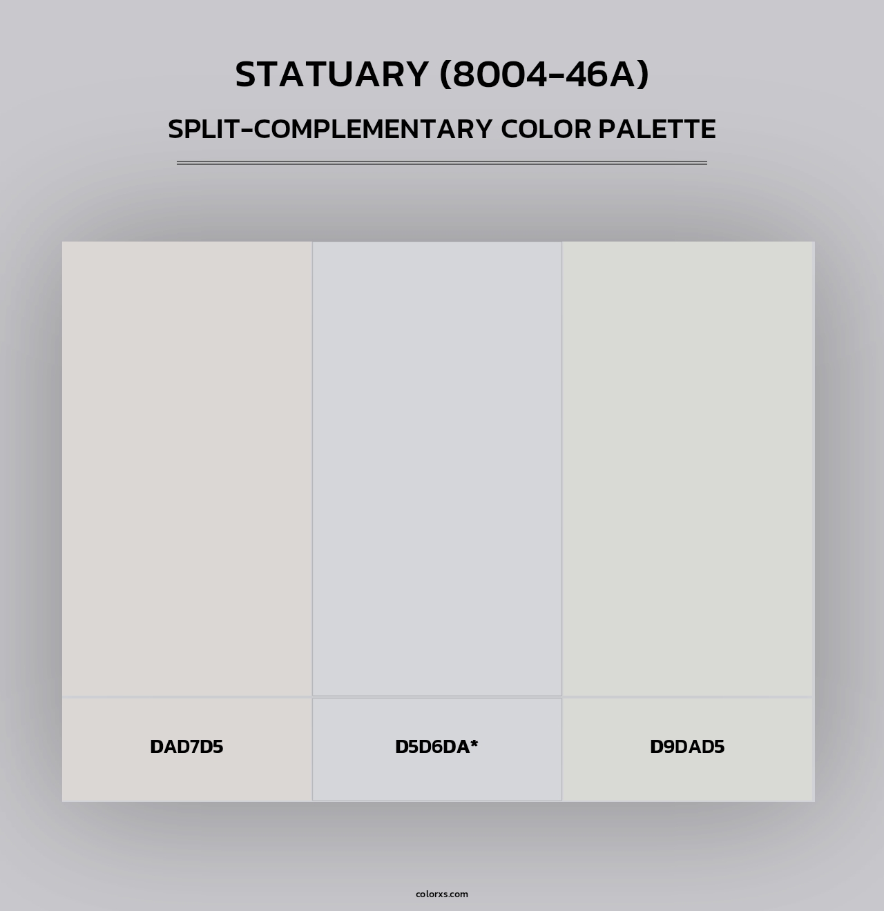 Statuary (8004-46A) - Split-Complementary Color Palette