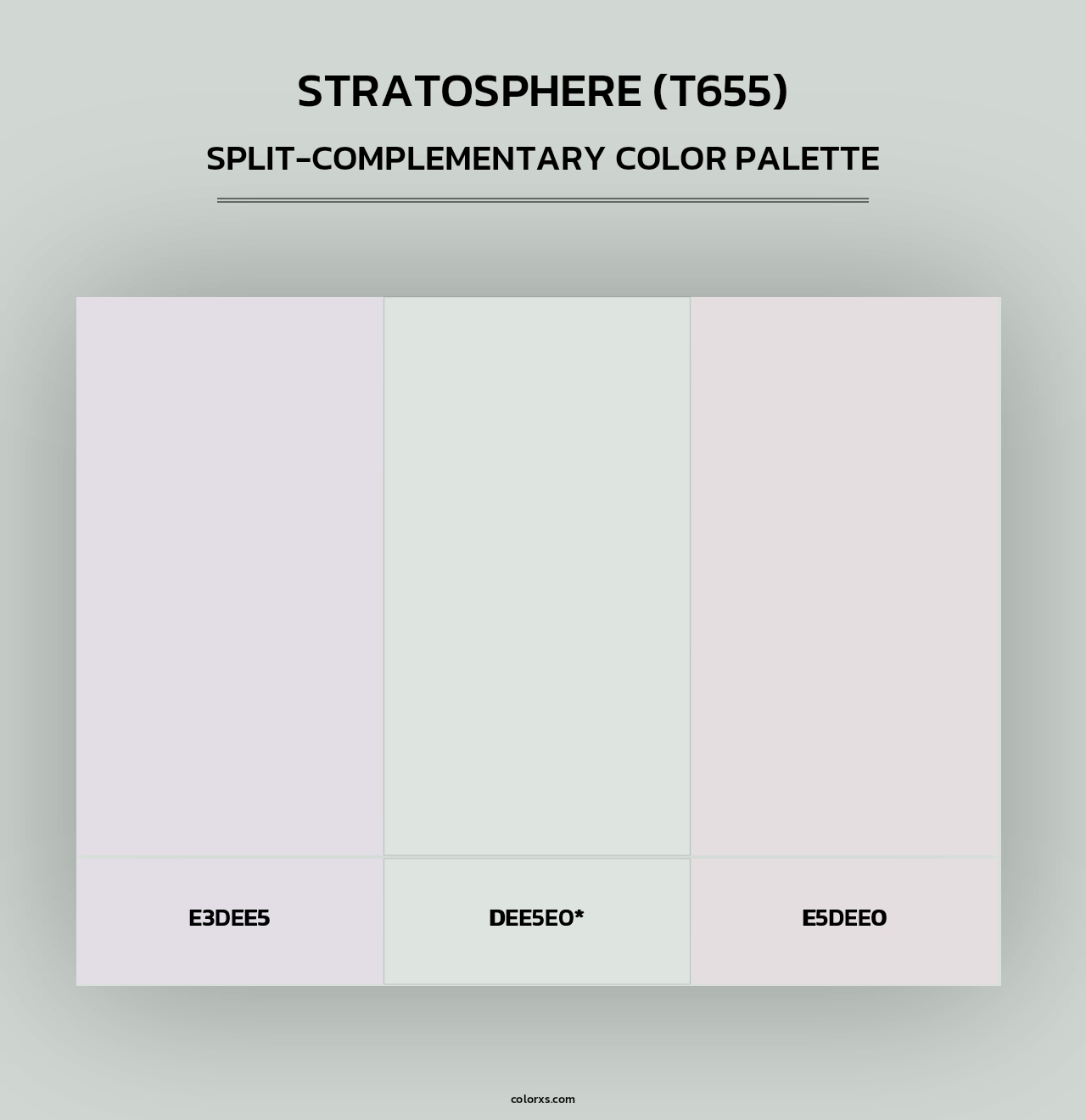 Stratosphere (T655) - Split-Complementary Color Palette