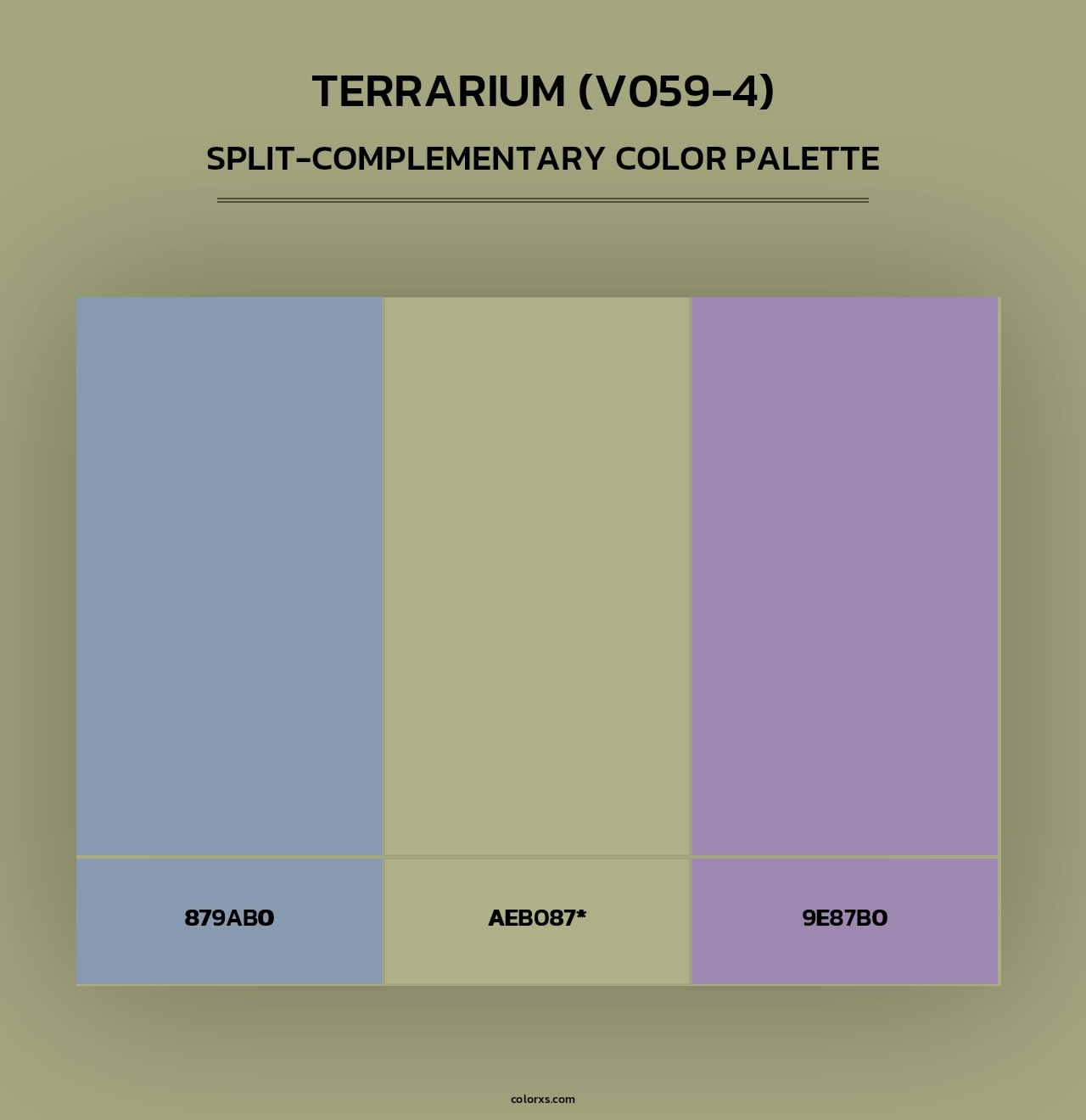 Terrarium (V059-4) - Split-Complementary Color Palette