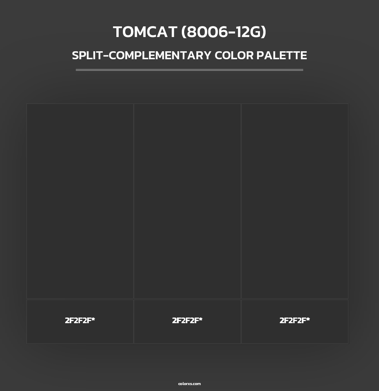 Tomcat (8006-12G) - Split-Complementary Color Palette