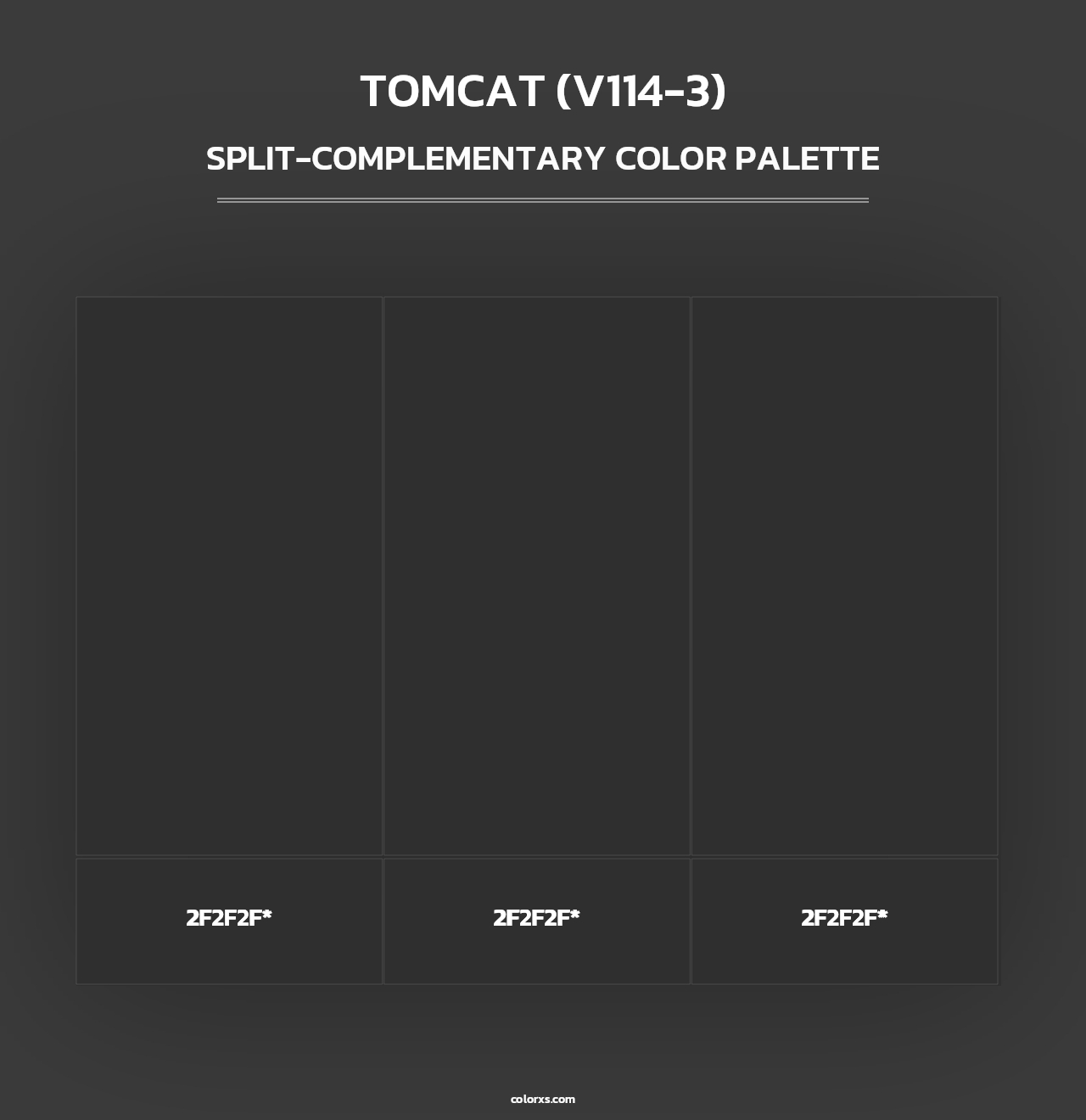 Tomcat (V114-3) - Split-Complementary Color Palette