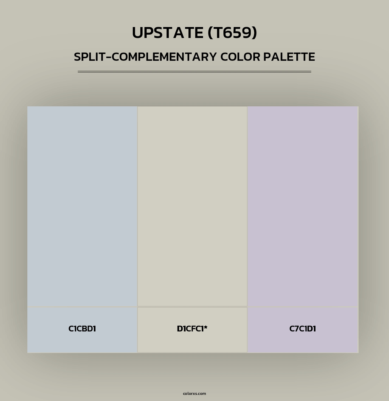 Upstate (T659) - Split-Complementary Color Palette