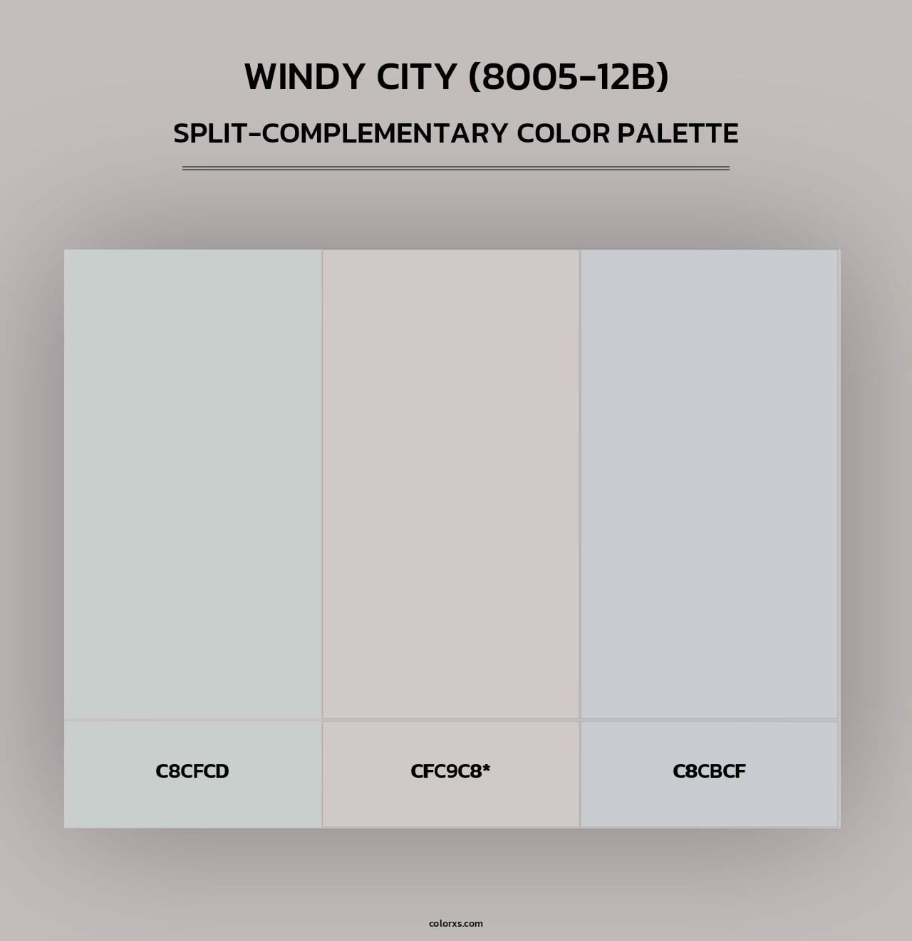 Windy City (8005-12B) - Split-Complementary Color Palette