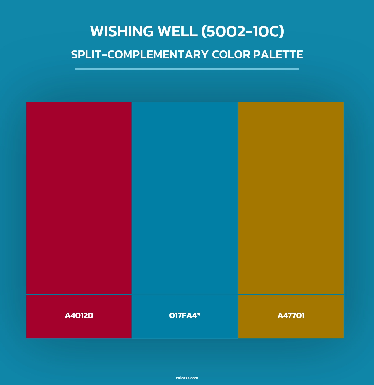 Wishing Well (5002-10C) - Split-Complementary Color Palette