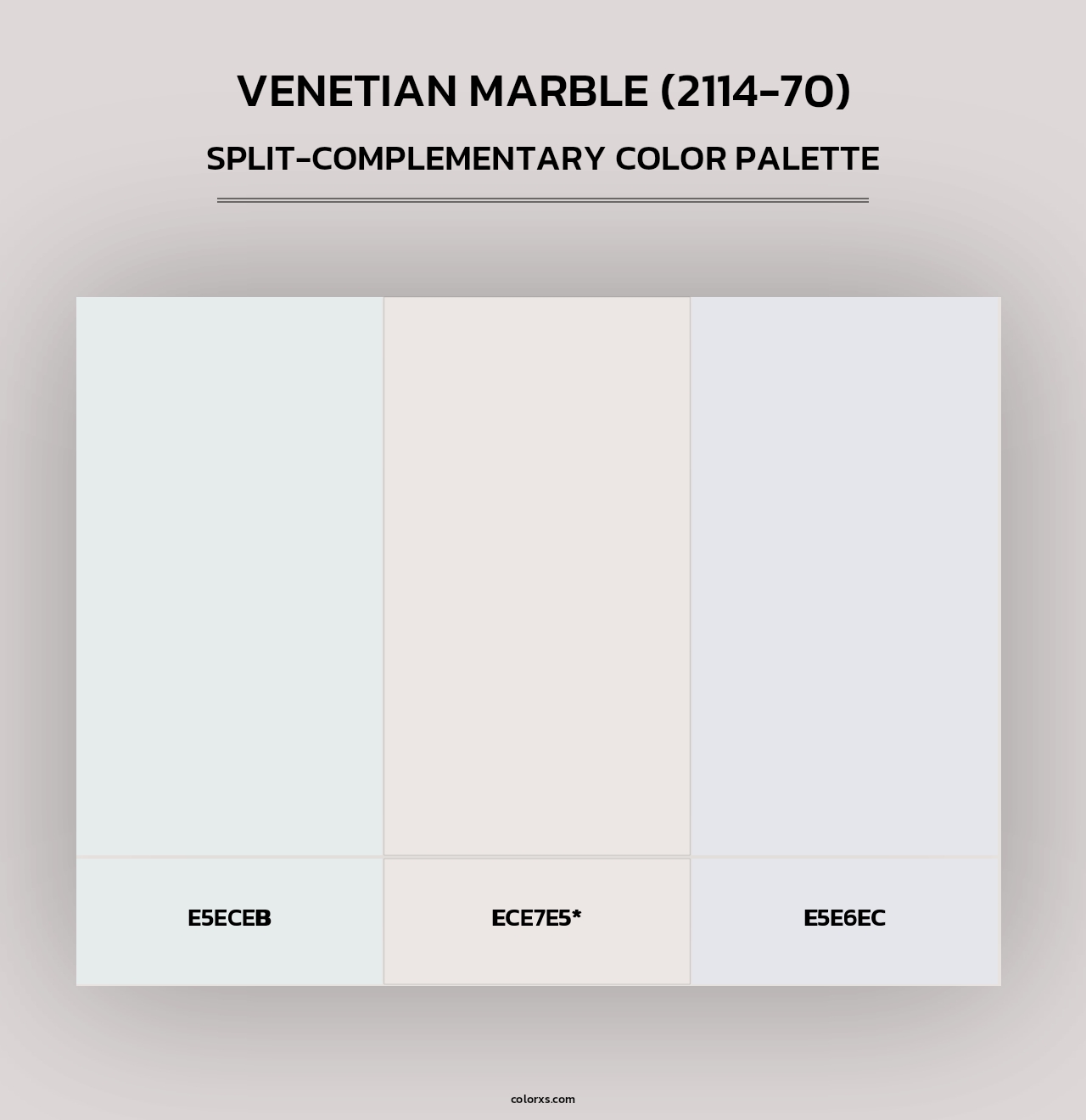 Venetian Marble (2114-70) - Split-Complementary Color Palette