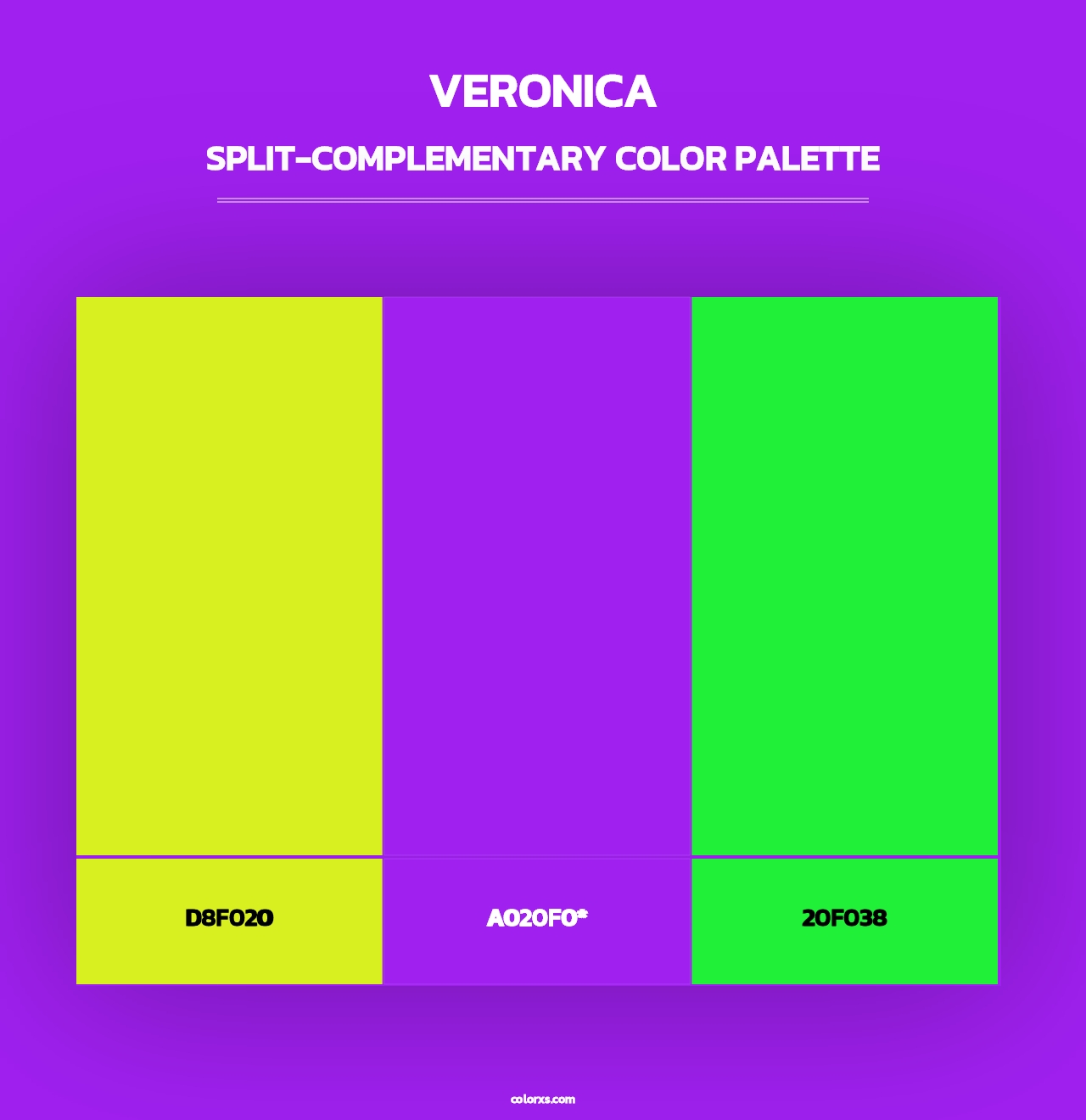Veronica - Split-Complementary Color Palette