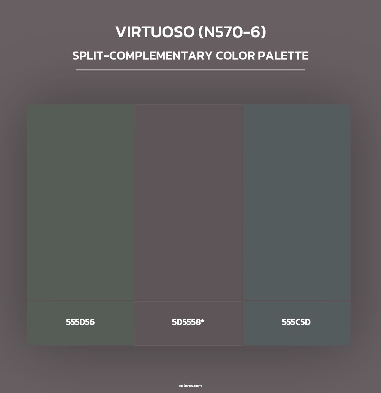 Virtuoso (N570-6) - Split-Complementary Color Palette