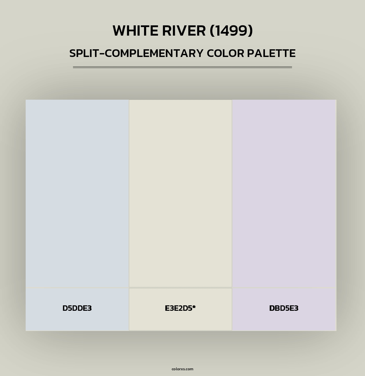 White River (1499) - Split-Complementary Color Palette