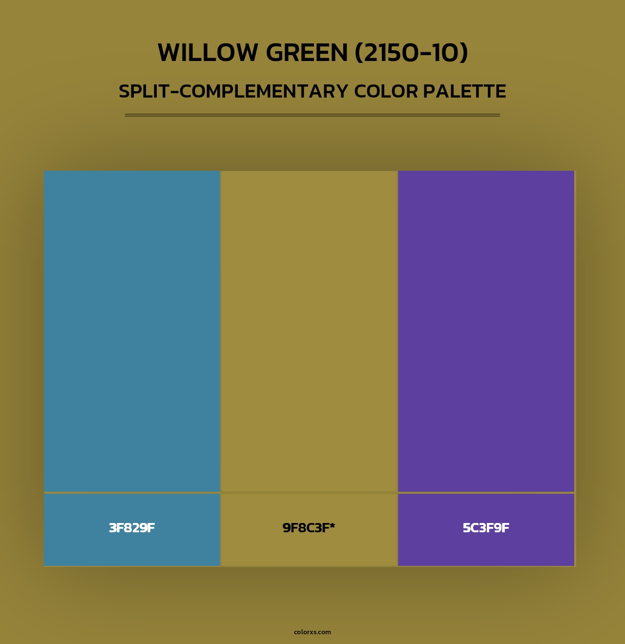 Willow Green (2150-10) - Split-Complementary Color Palette