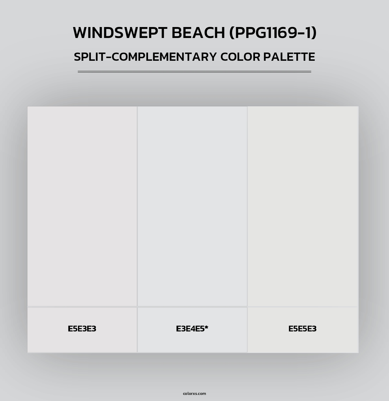 Windswept Beach (PPG1169-1) - Split-Complementary Color Palette