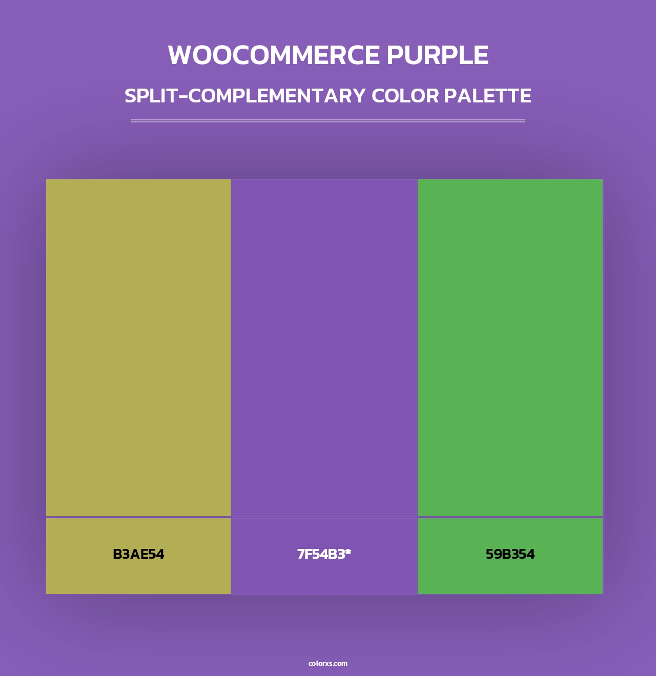WooCommerce Purple - Split-Complementary Color Palette