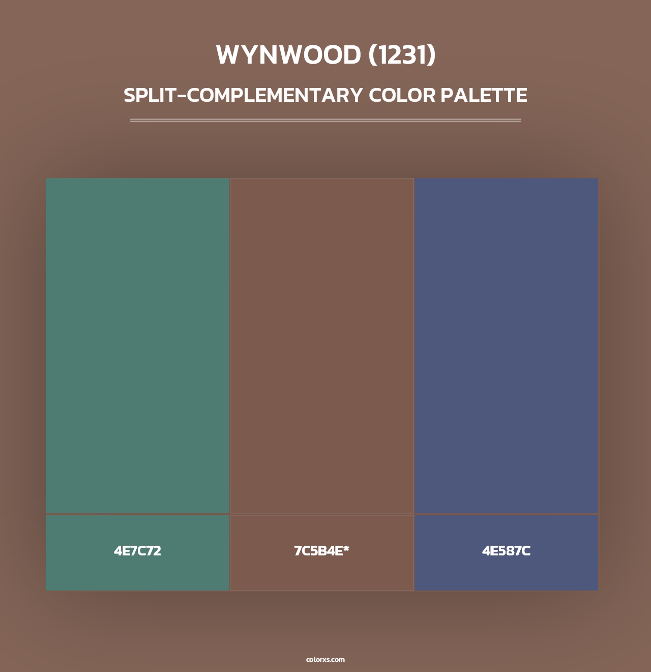 Wynwood (1231) - Split-Complementary Color Palette