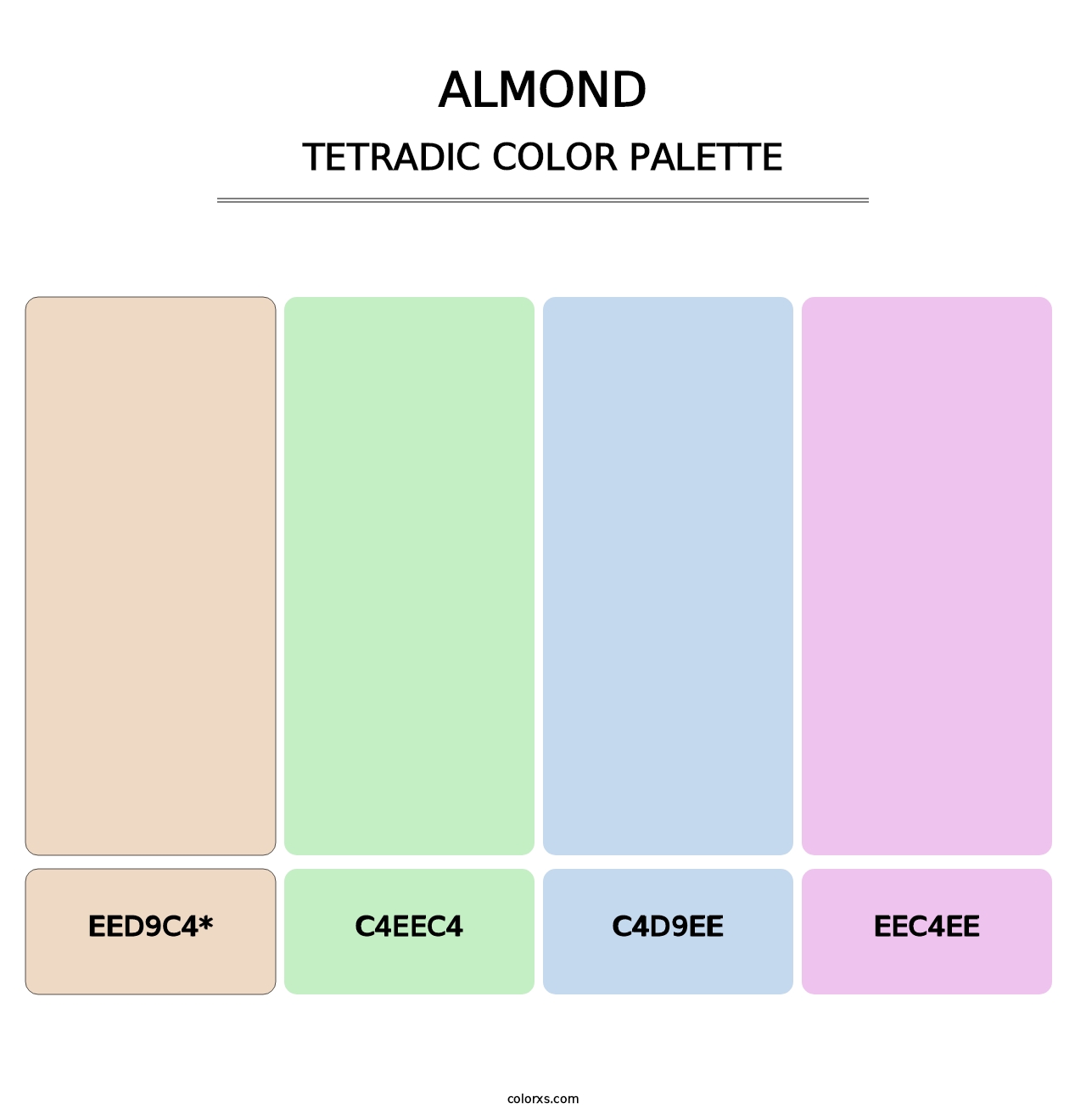 Almond - Tetradic Color Palette