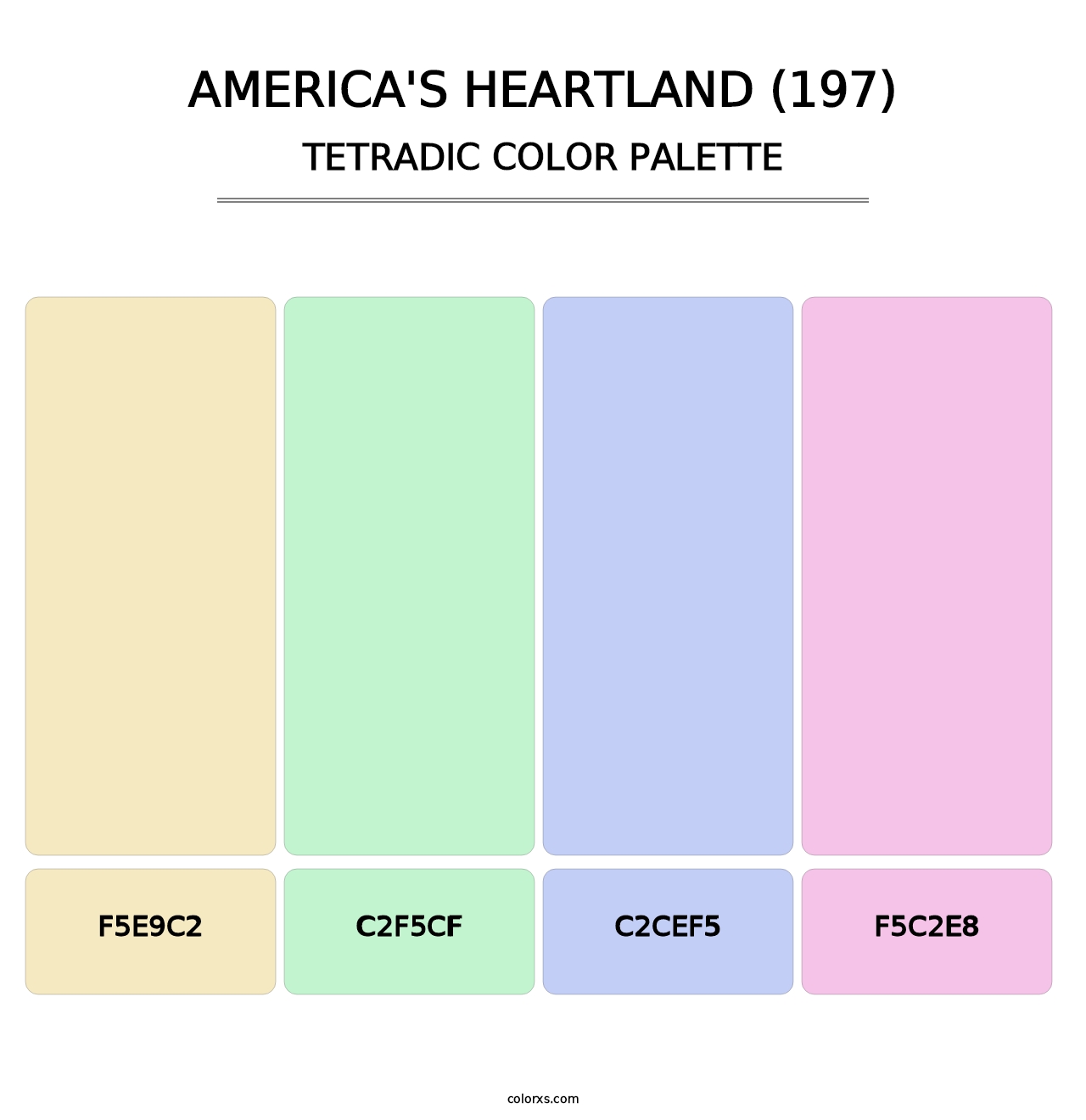 America's Heartland (197) - Tetradic Color Palette