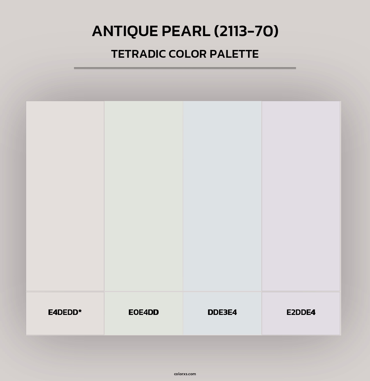 Antique Pearl (2113-70) - Tetradic Color Palette