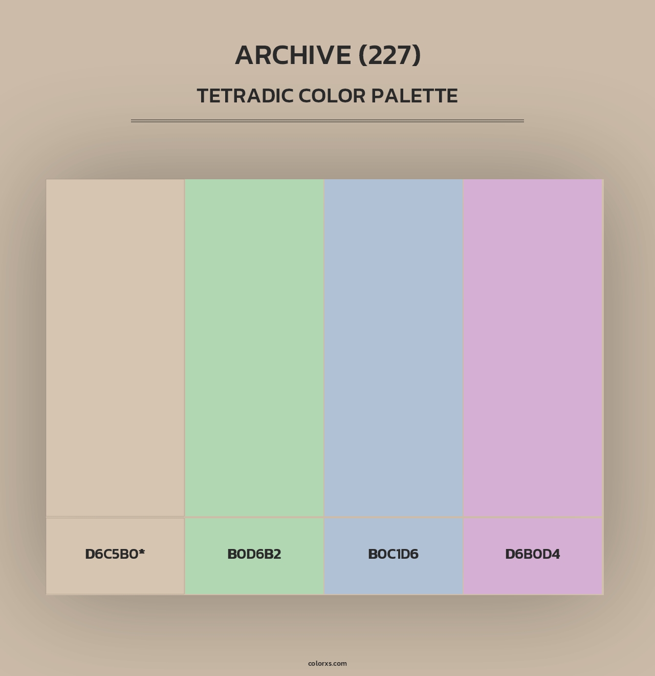 Archive (227) - Tetradic Color Palette