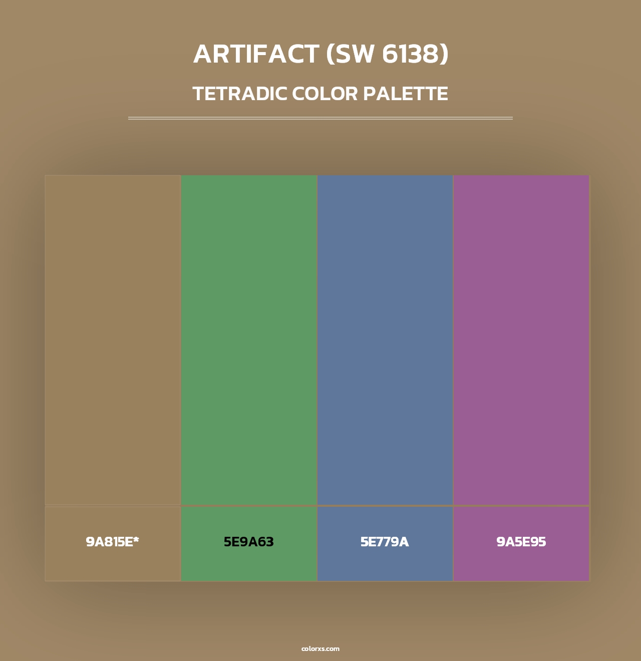 Artifact (SW 6138) - Tetradic Color Palette