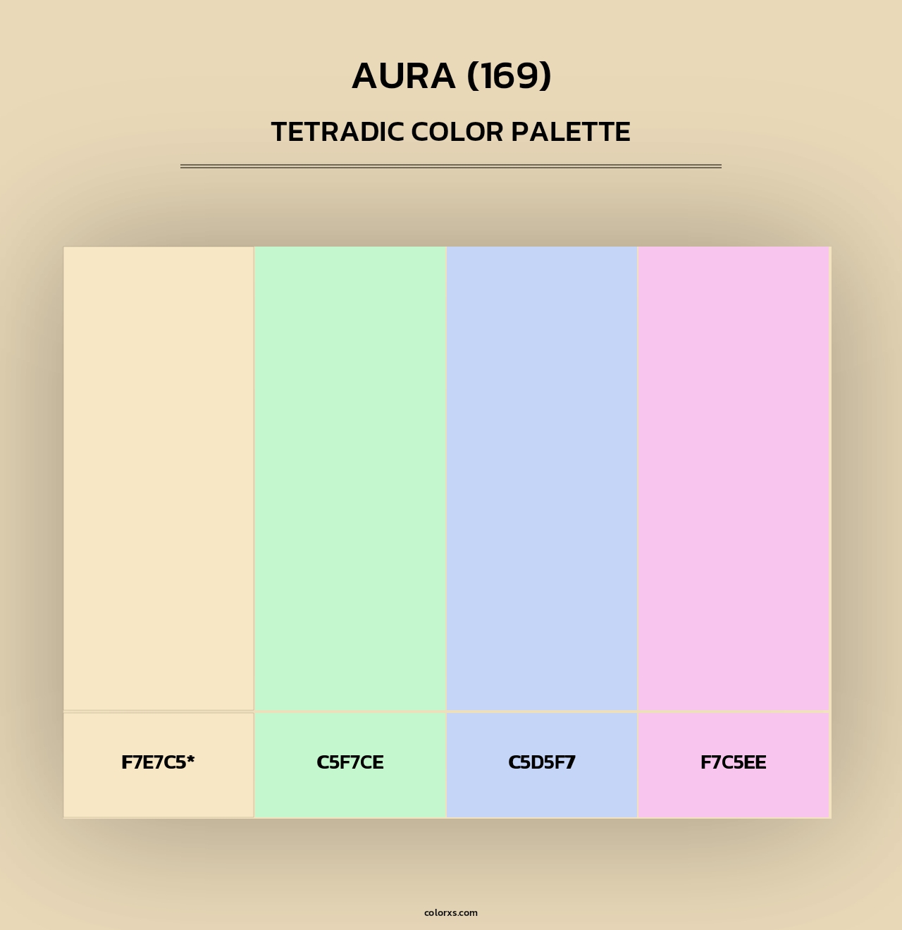Aura (169) - Tetradic Color Palette
