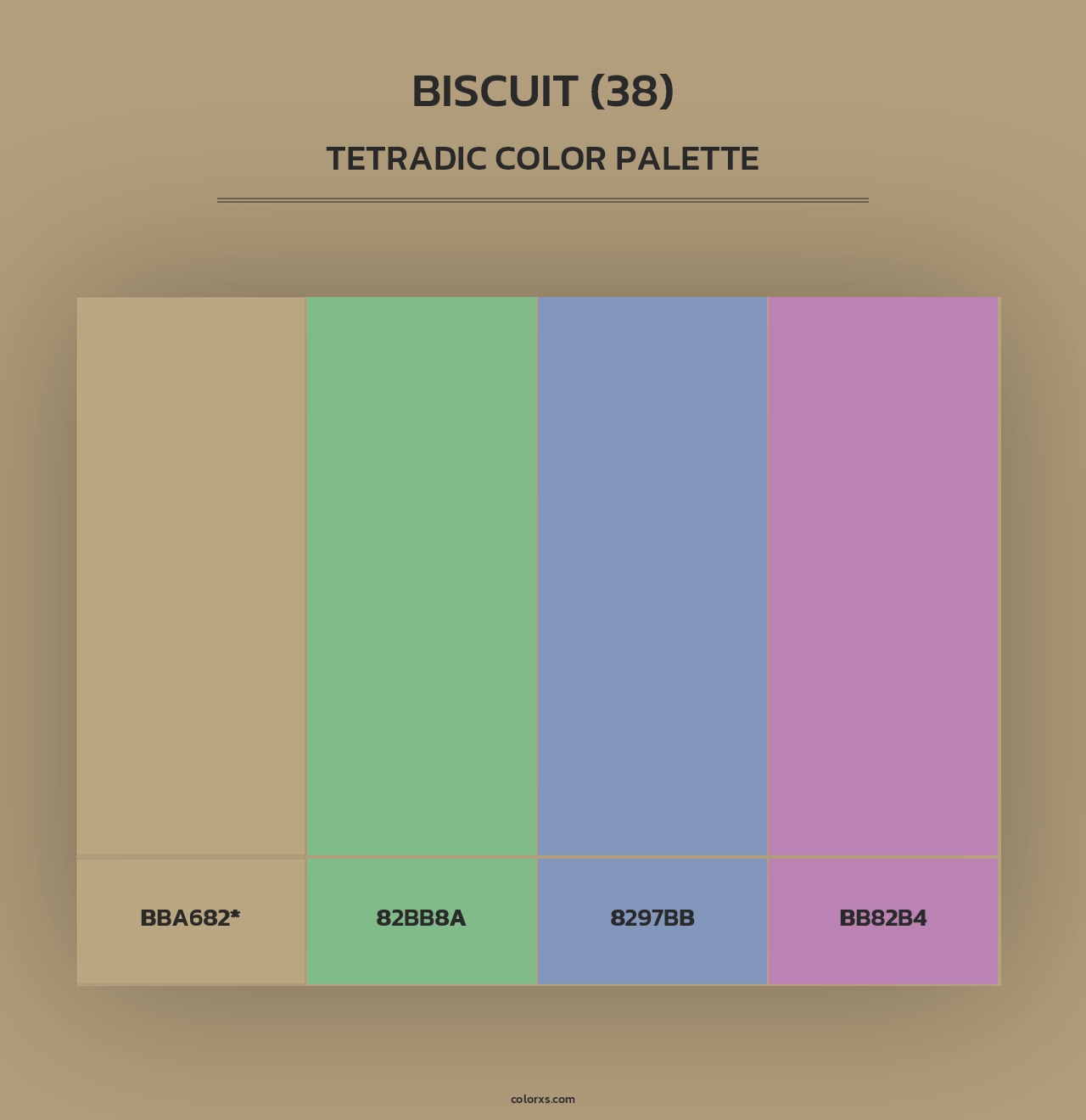 Biscuit (38) - Tetradic Color Palette