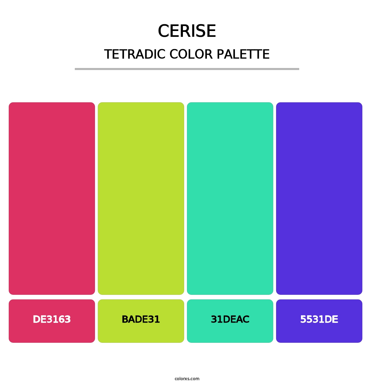 Cerise - Tetradic Color Palette