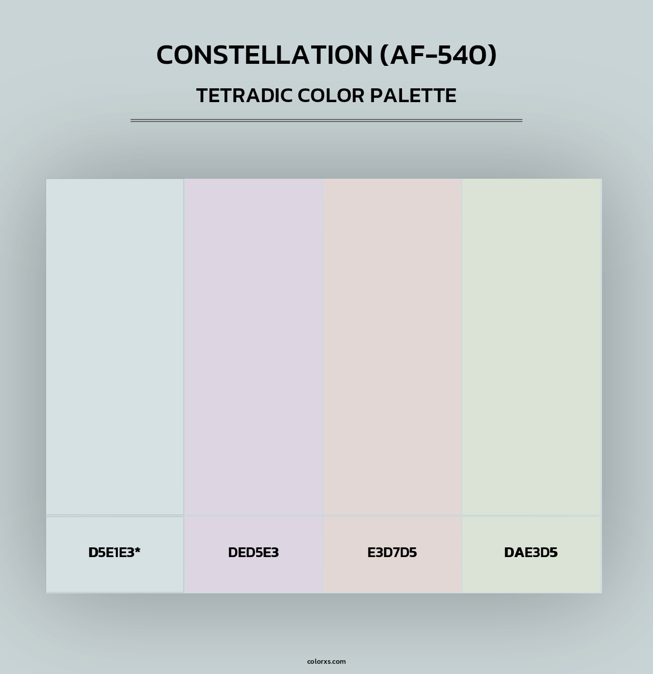 Constellation (AF-540) - Tetradic Color Palette